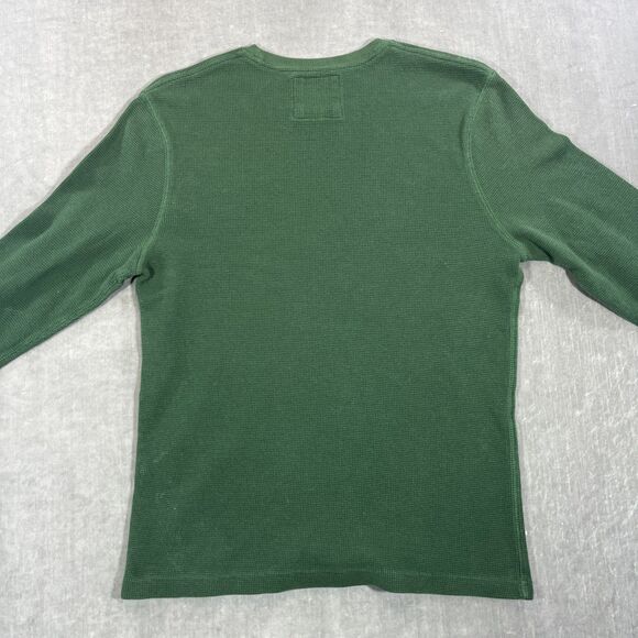 New York Jets Old‎ Navy Large Green Waffle NFL Long Sleeve Shirt - Picture 5 of 8